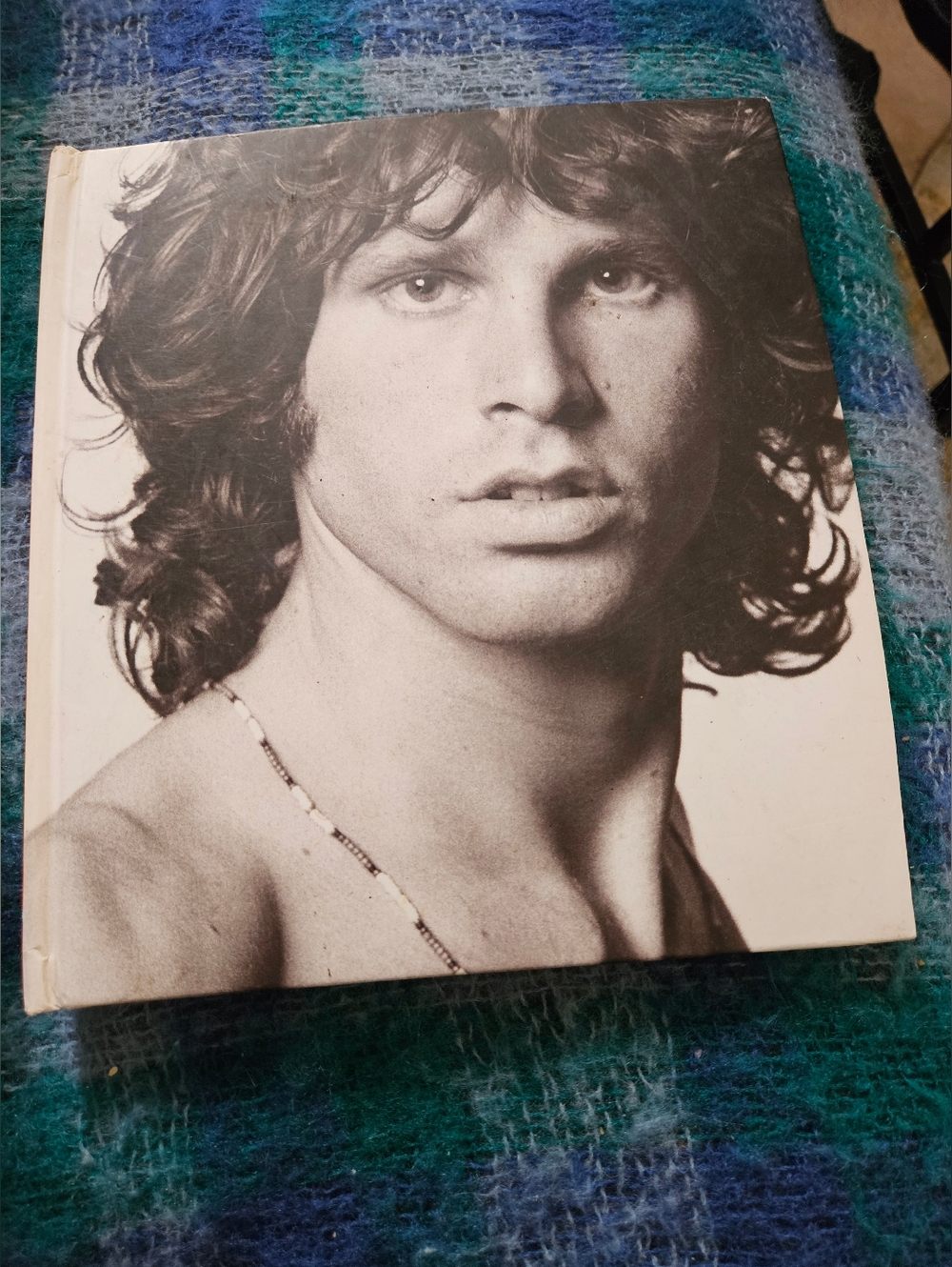 THE JIM MORRISON SCRAPBOOK HARD COVER BOOK - IN GOOD CONDITION